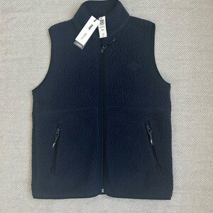 NWT Navy Aritzia TNA Polartec® Thermal Pro™ Mockneck Vest - XS - Admiral
